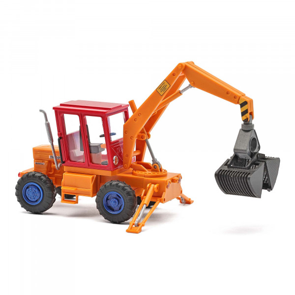 Busch Schlepper TIH 445 mit Rübengreifer