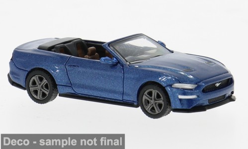 PCX87 Ford Mustang VI Cabrio (2020) dunkelblau-met. (870564)
