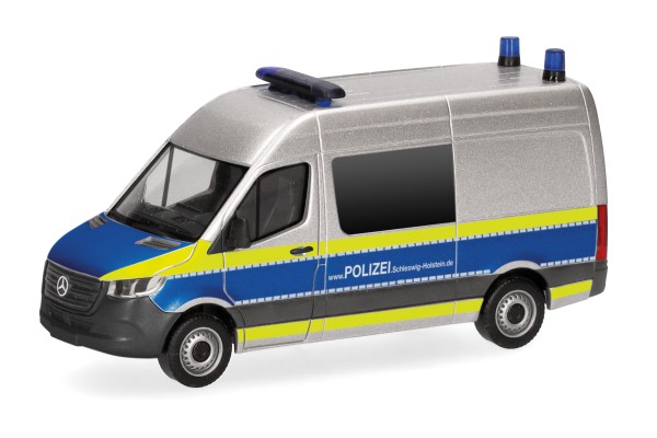 Herpa MB Sprinter '18 Halbbus HD "Polizei Schleswig-Holstein"
