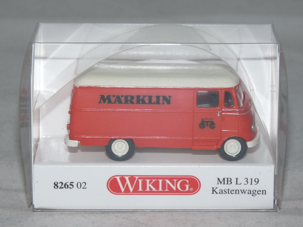 Wiking-Werbe:MB L 319 Kasten "Märklin"