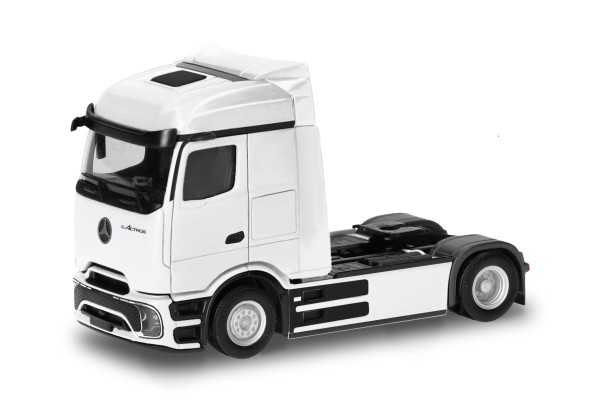 Herpa MB eActros 600 ProCabin Streamspace Zugmaschine 2achs weiß