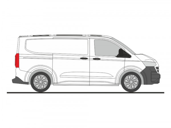 Rietze:VW Transporter T7 Kasten KR FD clear white