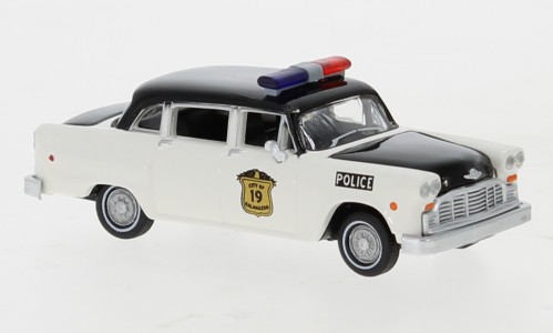 Brekina: Checker Cab "Kalamazoo Police Department" (58941)