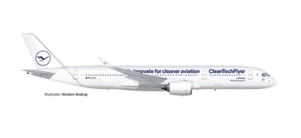 Herpa Lufthansa Airbus A350-900 “CleanTechFlyer” – D-AIVD