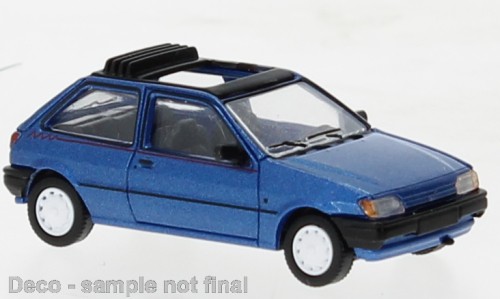 PCX87 Ford Fiesta MK III Calypso (1989) blau-met. Faltdach offen (870460)