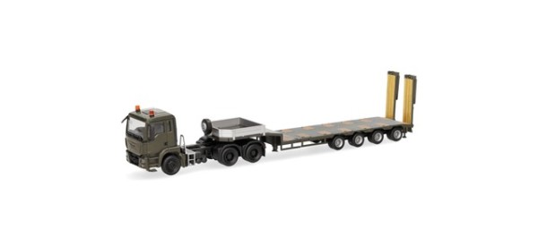 Herpa MAN TGS M Semitieflade-Sattelzug "Serbische Streitkräfte" (Serbien)