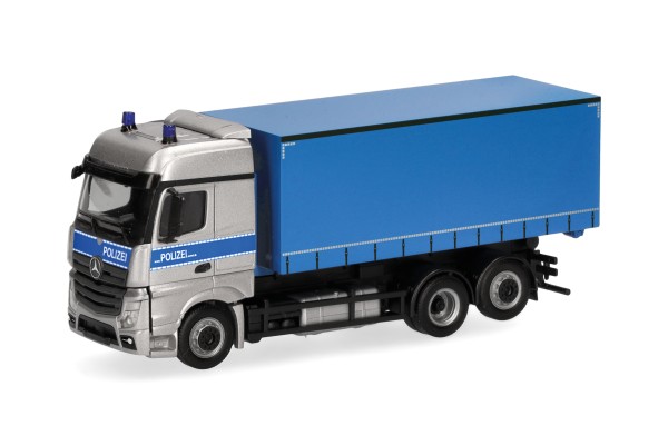 Herpa MB Actros Streamspace Wechsellader-LKW "Bereitschaftspolizei Mecklenburg-Vorpommern"