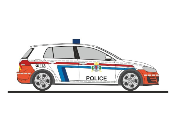 Rietze: Volkswagen Golf 7 GTI "Police" (LU)