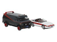 Brekina Set mit GMC Vandura und Corvette C4 (PCX)
