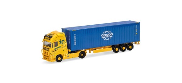 Herpa Volvo FH GL XL 2020 Container-Sattelzug "Acargo Meyer & Meyer / Cosco"