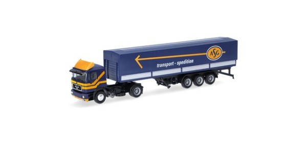 Herpa MAN F90 Planen-Sattelzug "ASG" (Schweden)