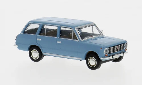Brekina Fiat 124 Familiare hellblau