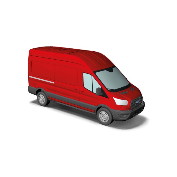 Busch Ford Transit Kasten ´14 rot (54500)