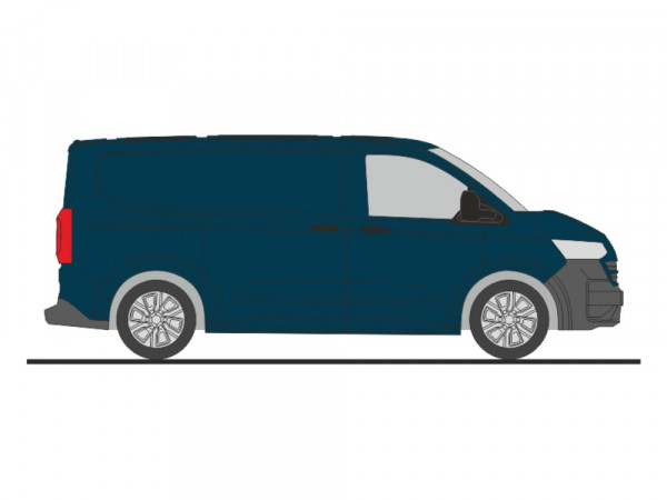 Rietze:VW e-Transporter T7 Kasten KR FD dark indigo blue