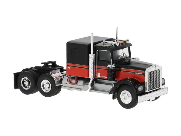 Brekina Kenworth W 900 Zugmaschine (1977) schwarz / rot