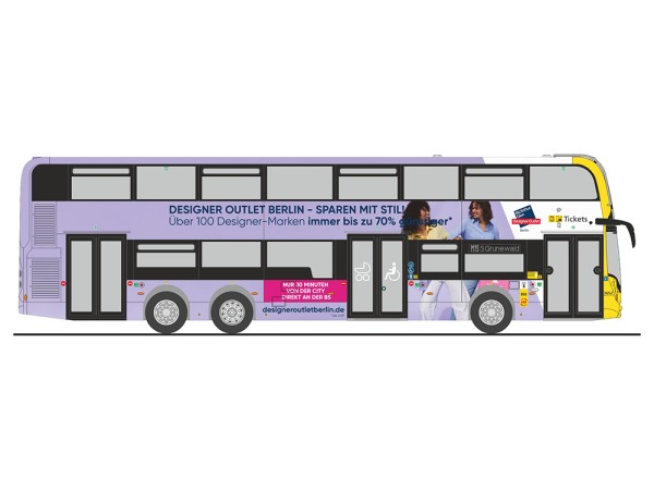 Rietze: Alexander Dennis Enviro500 "BVG - Designer Outlet Berlin"