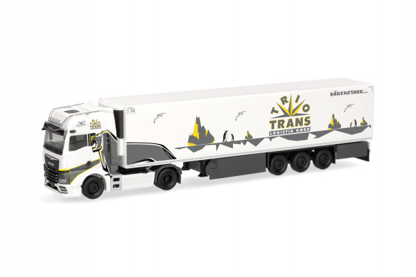 Herpa MAN TGX GX Kühlkoffer-Sattelzug "Trio-Trans/EVOLION"