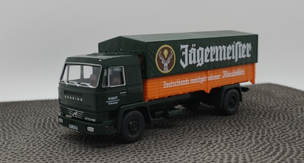 Wiking-Werbe: Büssing BS 16 L Pritsche/Plane “Jägermeister”