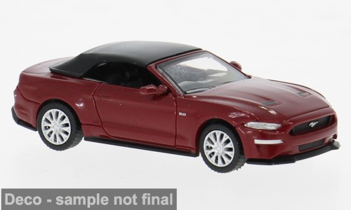 PCX87 Ford Mustang VI Cabrio (2020) dunkelrot-met. (870565)