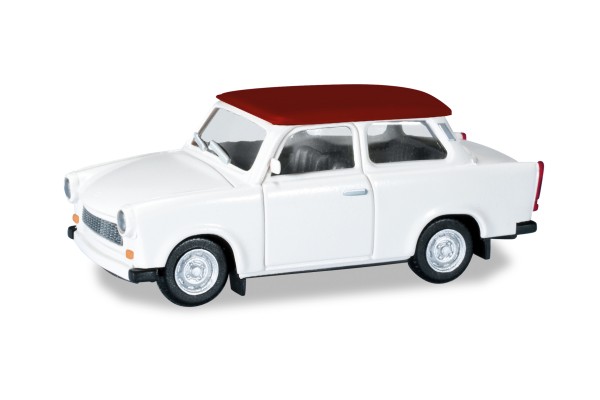 Herpa Trabant 601 Limousine weiß/rot