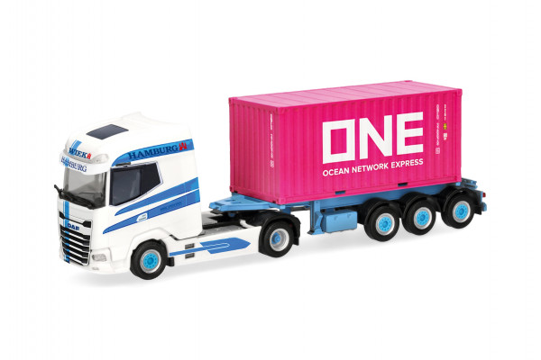 Herpa DAF XG+ Container-Sattelzug "Wiek Spedition - ONE"