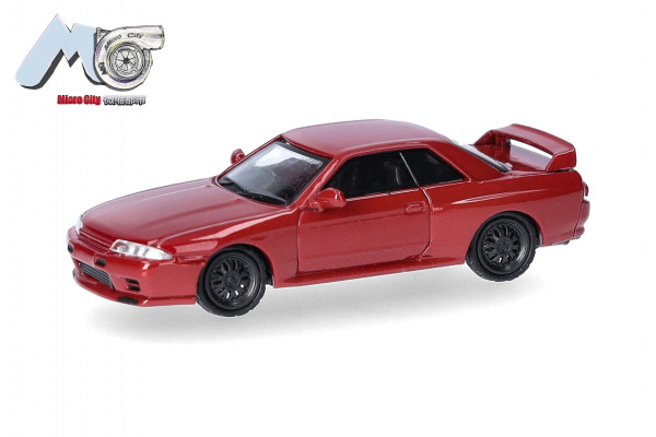 Herpa MicroCity Nissan Skyline GTR32, weinrot