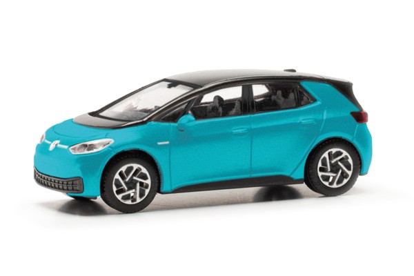 Herpa VW ID. 3, makena-türkis metallic (Dach schwarz)