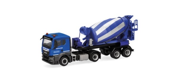 Herpa MAN TGS TN Betonmischer-Sattelzug "Martin Baur"