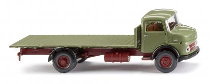 Wiking MB Kurzhauber Flachpritschen-Lkw schilfgrün (085203