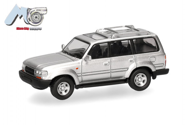 Herpa MicroCity: Toyota Landcruiser 80, silber