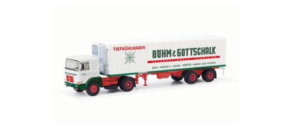 Herpa MAN F8 Kühlkoffer-Sattelzug "Böhm & Gottschalk"