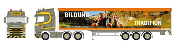 Herpa Scania CR 20 Hochdach Schubboden-Sz. "Dornbierer" (CH)