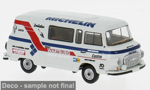 Brekina Barkas B1000 Halbbus, "Wartburg Sport", modern