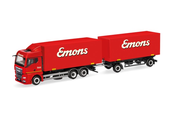 Herpa MAN TGX GM Wechselkoffer-Hz. "Emons"
