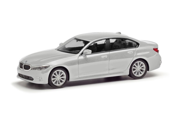 Herpa BMW 3er Limousine (G20), glaciersilber