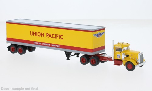 Brekina Peterbilt 281 Koffer-Sz. "Union Pacific"
