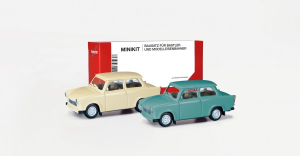 Herpa-Minikit 2x Trabant 601 Limousine (013901)