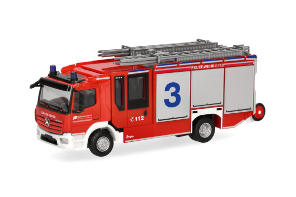 Herpa Mercedes-Benz Atego '13 Ziegler Z-Cab "Flughafenfeuerwehr Friedrichshafen"