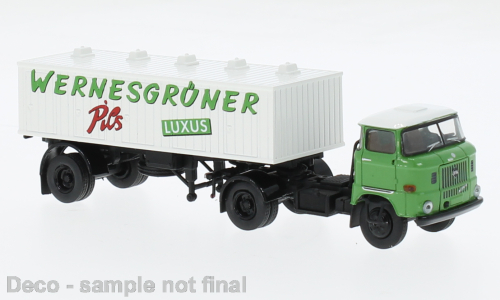 Brekina IFA W 50 Biertank-Sz "Wernesgrüner Bier"