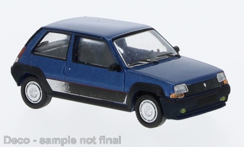 PCX87 Renault 5 GT Turbo (1985) metallic-blau (870297)