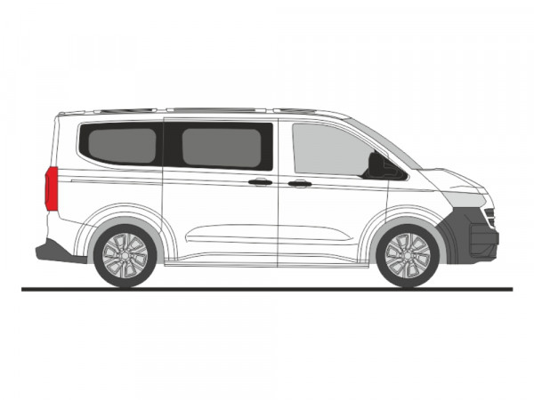 Rietze:VW e-Transporter T7 Bus KR FD clear white