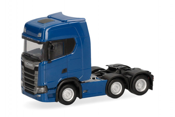 Herpa Scania CS 20 Hochdach Zugmaschine 3achs (6x2), blau