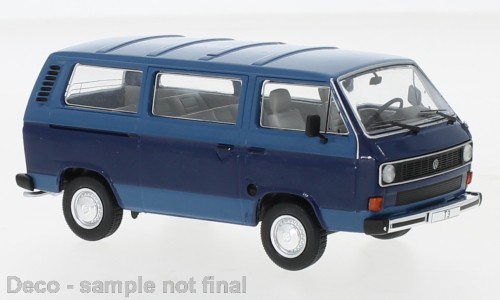 IXO VW T3 Bus (1980) blau (CLC424)