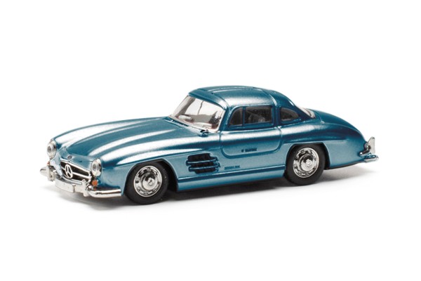 Herpa Mercedes-Benz 300 SL Flügeltürer hellblaumetallic