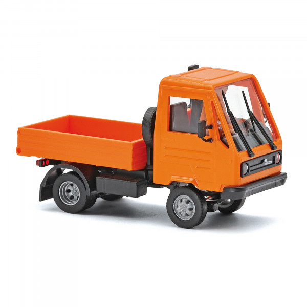 Busch: Multicar M26 orange m. Fahrer