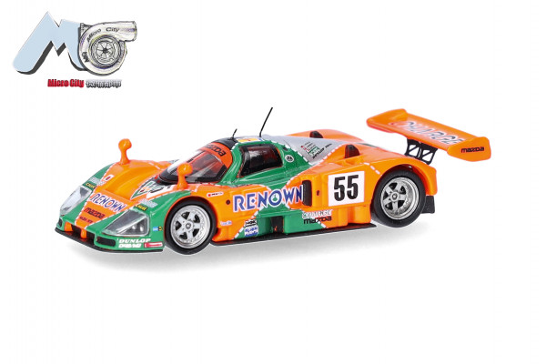Herpa MicroCity Mazda 787B 55, orange, grün