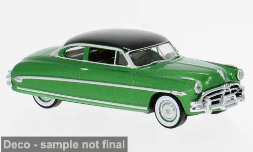 Brekina Hudson Hornet grün-metallic/schwarz