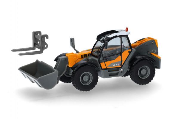 Herpa Liebherr Teleskoplader T60-9S, kommunalorange