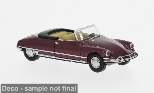 Brekina Cittroen DS 19 Cabriolet dunkelrot-met.