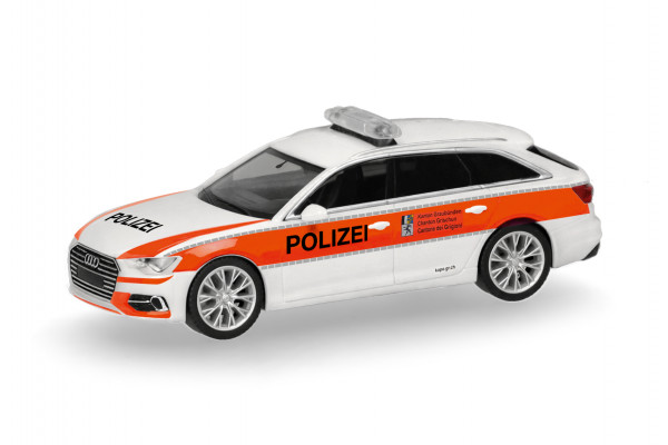 Herpa Audi A6 Avant "Polizei Graubünden" (CH)